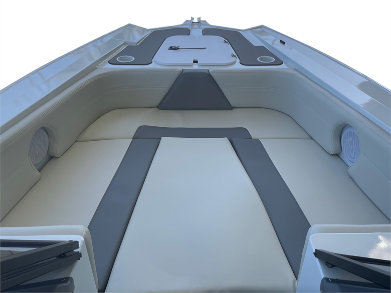 bow seating area of a boat