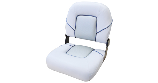 white seats, perfect for a small boat installation